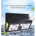 Solar Outdoor 3 Sides Motion Sensor Wall Light